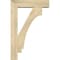 Ekena Millwork Imperial Block Rough Sawn Bracket w/ Offset Brace, Douglas Fir, 6"W x 22"D x 34"H BKT0604X22X34IMP05RDF - alternate 2